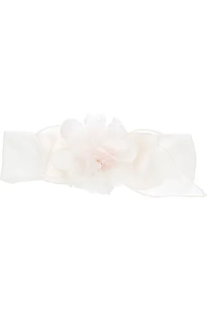 MONNALISA Cinta de punto con flor grande de organza