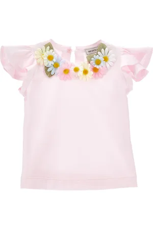 MONNALISA Camiseta de punto con margaritas
