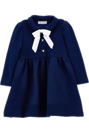 MONNALISA Vestido con diseño acolchado y lazo