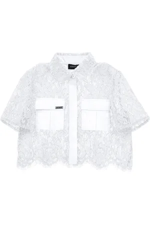 MONNALISA Camisa corta de encaje