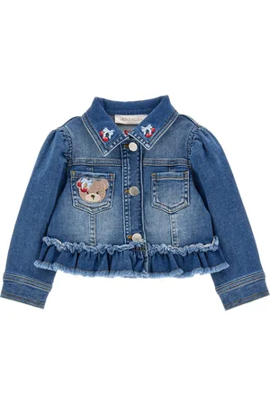 MONNALISA Chaqueta vaquera bordada