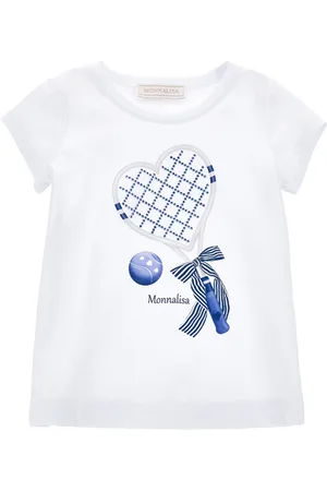 MONNALISA Camiseta raqueta brillo