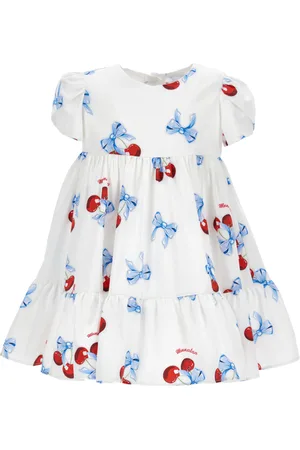MONNALISA Vestido de popelina con cerezas