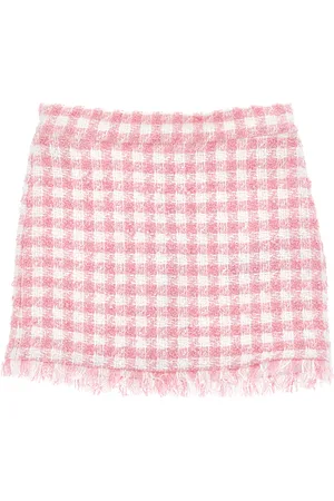 MONNALISA Falda corta de pata de gallo