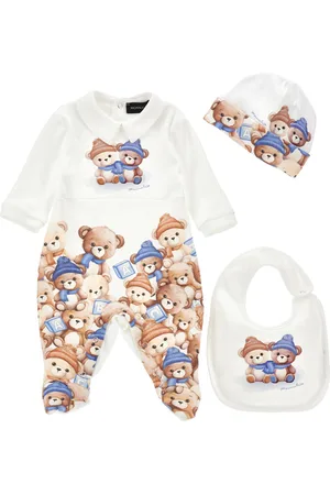 MONNALISA Conjunto de tres piezas con pelele y accesorios