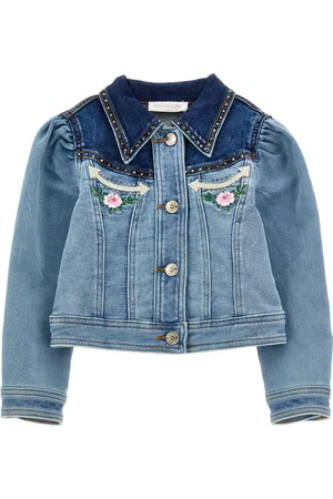 MONNALISA Chaqueta vaquera de felpa