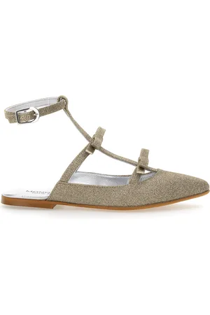 MONNALISA Zapatos slingback con purpurina fina