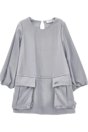 MONNALISA Vestido cargo de raso sofisticado