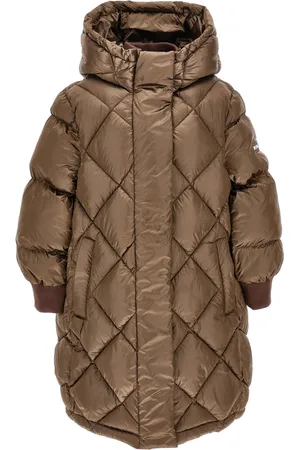 MONNALISA Chaqueta larga acolchada efecto satinado
