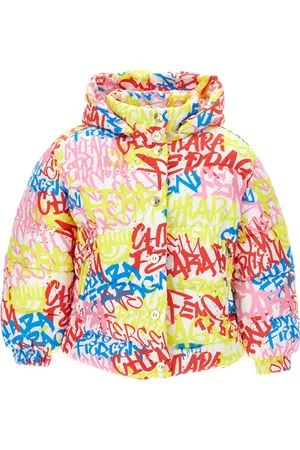Chiara Ferragni Plumífero técnico CF Graffiti con acolchado reciclado