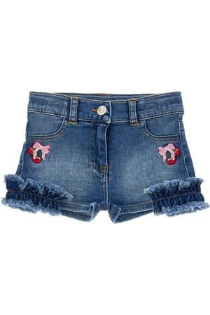 MONNALISA Pantalón corto vaquero bordado