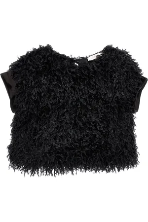 MONNALISA Top efecto plumas