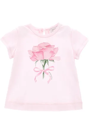 MONNALISA Camiseta de punto estampada rosa