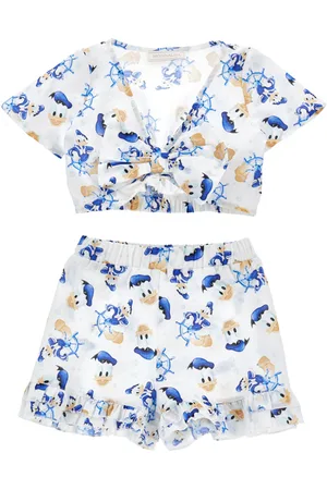 MONNALISA Conjunto de playa de muselina del Pato Donald