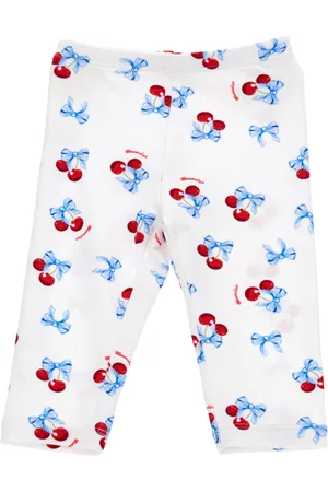 MONNALISA Leggings de punto con cerezas
