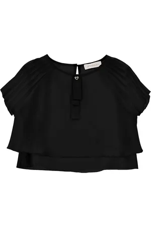 MONNALISA Top cóctel plisado