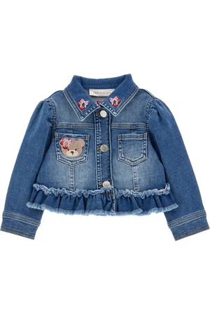 MONNALISA Chaqueta vaquera bordada