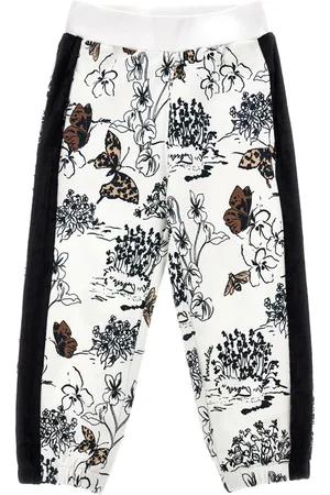 MONNALISA Jogger de felpa con bandas laterales
