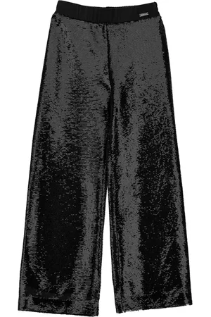 MONNALISA Pantalón palazzo con lentejuelas