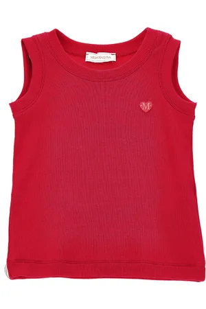 MONNALISA Camiseta sin mangas de viscosa acanalada