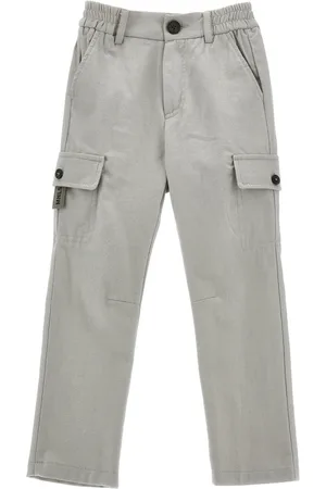 MONNALISA Pantalón de franela con bolsillos cargo