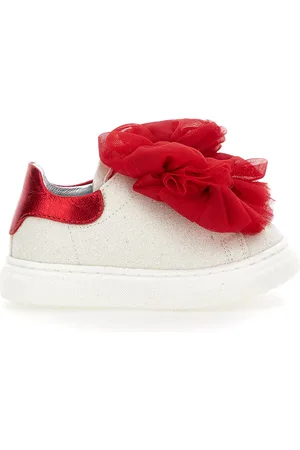 MONNALISA Zapatillas de deporte con purpurina y lazos