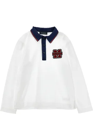 MONNALISA Polo de piqué con parche con logotipo