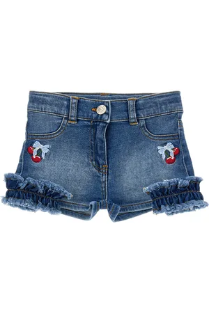 MONNALISA Pantalón corto vaquero bordado