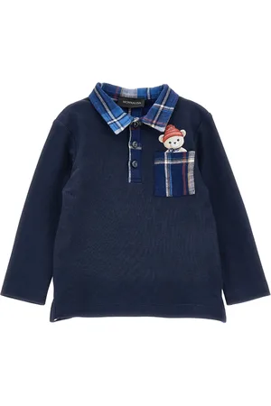 MONNALISA Polo de piqué con osito