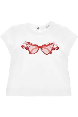 MONNALISA Camiseta de punto con estampado de gafas