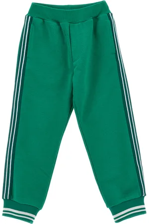 MONNALISA Jogger de felpa con bandas de colores