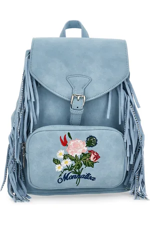 MONNALISA Mochila de microfibra con flecos