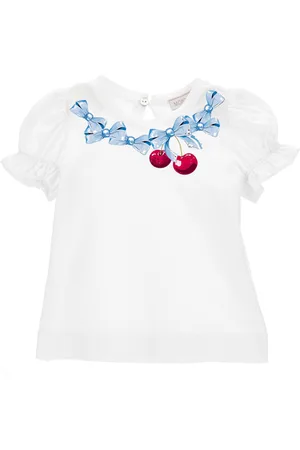 MONNALISA Camiseta de punto con estampado de lazos