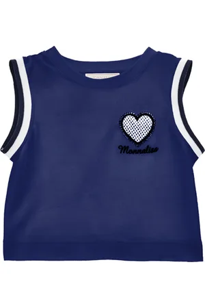 MONNALISA Camiseta sin mangas piquet estilo tenis