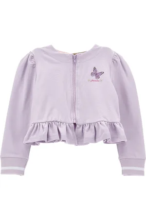 MONNALISA Sudadera abierta de Rapunzel con volantes