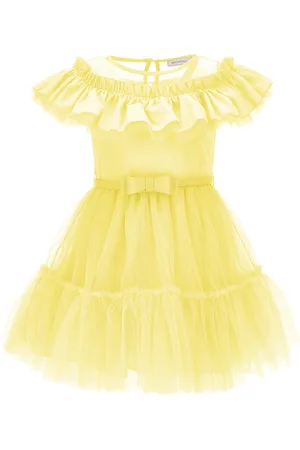 MONNALISA Vestido de tul con volante