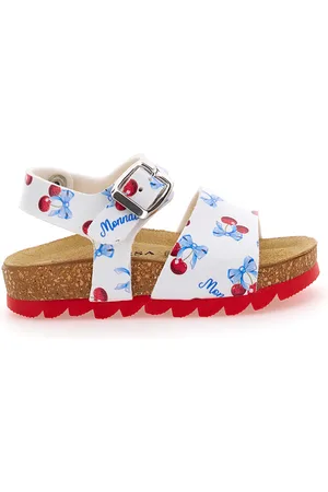 MONNALISA Sandalias con estampado de cerezas