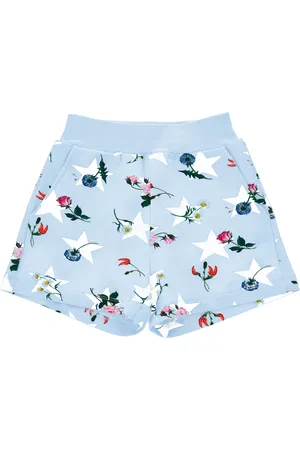 MONNALISA Shorts de felpa con estampado de estrellas