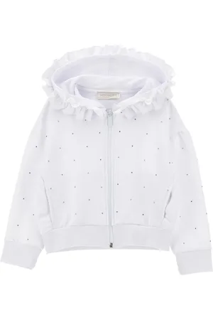 MONNALISA Sudadera abierta con strass