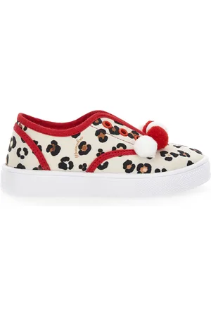 MONNALISA Deportivas animal print con pompones