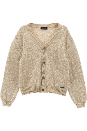 MONNALISA Cárdigan de algodón bouclé