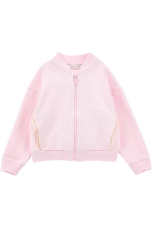 MONNALISA Sudadera con cremallera y estampado en la espalda