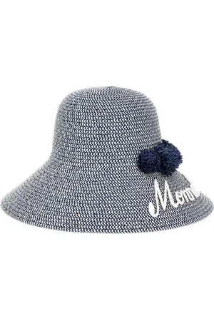 MONNALISA Sombrero de paja con pompones