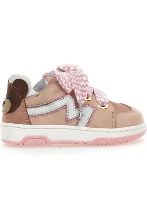MONNALISA Zapatillas de nobuck y purpurina