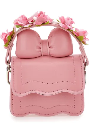 MONNALISA Mini bolso tejido revestido con rosas