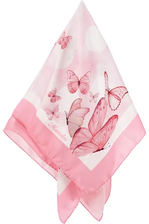 MONNALISA Bufanda Rasone con estampado de mariposas.
