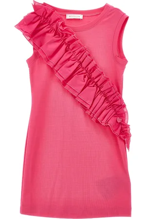 MONNALISA Vestido tubo con maxi volantes