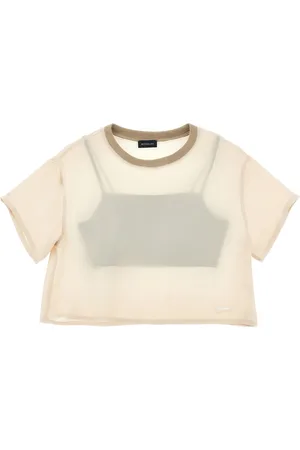 MONNALISA Camiseta georgette con top