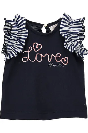 MONNALISA Camiseta de punto sin mangas con volantes