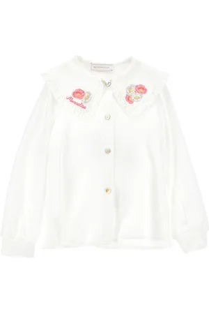 MONNALISA Camisa de viscosa con cuello Aramis